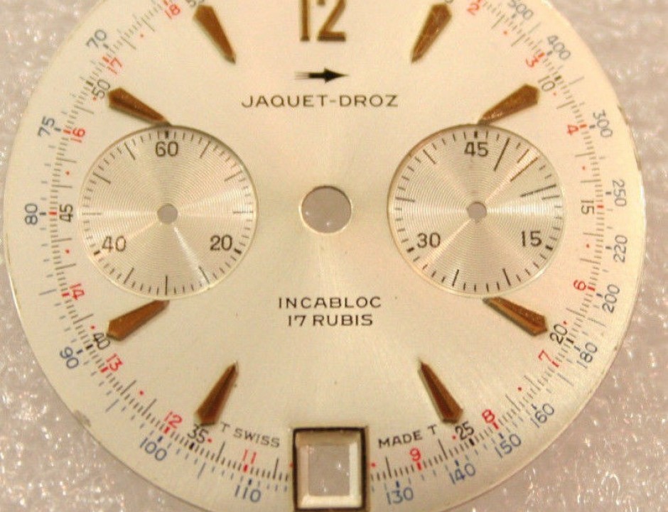 Dial para reloj Jaquet Droz. Calibre Landeron 59